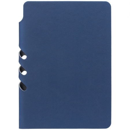 Ежедневник Flexpen Mini, недатированный, синий купить с нанесением логотипа оптом на заказ в интернет-магазине Санкт-Петербург