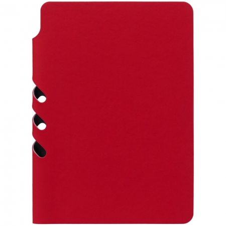 Ежедневник Flexpen Mini, недатированный, красный купить с нанесением логотипа оптом на заказ в интернет-магазине Санкт-Петербург
