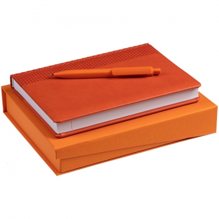 Набор Brand Duo, оранжевый купить с нанесением логотипа оптом на заказ в интернет-магазине Санкт-Петербург