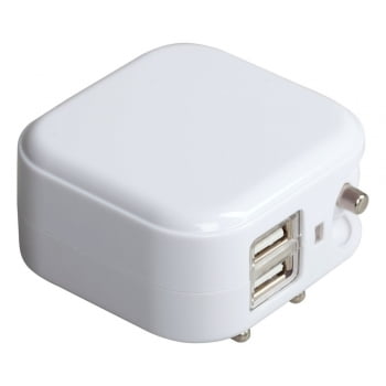 Зарядное устройство Vemork, белое купить с нанесением логотипа оптом на заказ в интернет-магазине Санкт-Петербург