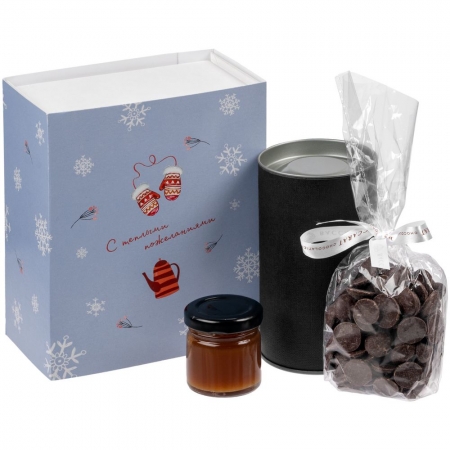 Набор чайный Christmas Tea Party, черный купить с нанесением логотипа оптом на заказ в интернет-магазине Санкт-Петербург
