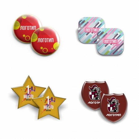 Значки с полимерным покрытием Bete на заказ купить с нанесением логотипа оптом на заказ в интернет-магазине Санкт-Петербург