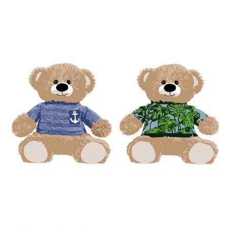 Плюшевый мишка Big Teddy в вязаном свитере на заказ купить с нанесением логотипа оптом на заказ в интернет-магазине Санкт-Петербург
