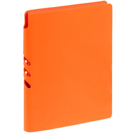 Ежедневник Flexpen Shall, недатированный, оранжевый купить с нанесением логотипа оптом на заказ в интернет-магазине Санкт-Петербург