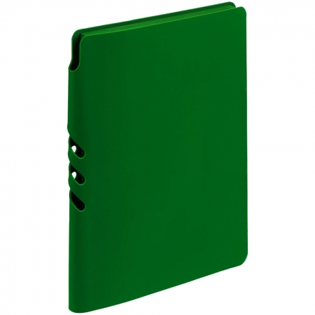 Ежедневник Flexpen Shall, недатированный, зеленый купить с нанесением логотипа оптом на заказ в интернет-магазине Санкт-Петербург