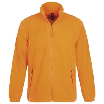 Куртка мужская North, оранжевый неон купить с нанесением логотипа оптом на заказ в интернет-магазине Санкт-Петербург