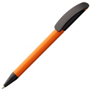 Ручка шариковая Prodir DS3 TPP Special, оранжевая с черным купить с нанесением логотипа оптом на заказ в интернет-магазине Санкт-Петербург