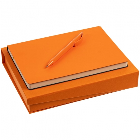 Набор Flex Shall Simple, оранжевый купить с нанесением логотипа оптом на заказ в интернет-магазине Санкт-Петербург