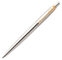 Ручка гелевая Parker Jotter Stainless Steel купить с нанесением логотипа оптом на заказ в интернет-магазине Санкт-Петербург