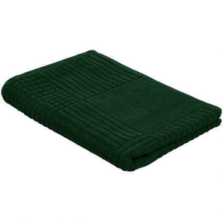 Полотенце Farbe, среднее, зеленое купить с нанесением логотипа оптом на заказ в интернет-магазине Санкт-Петербург