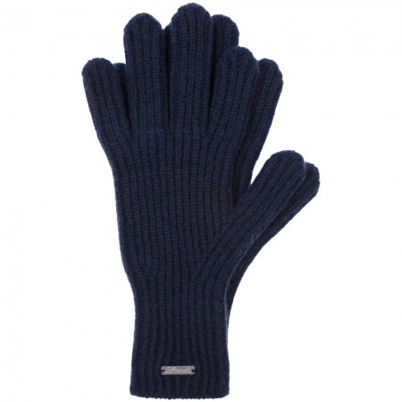 Перчатки Bernard, темно-синие купить с нанесением логотипа оптом на заказ в интернет-магазине Санкт-Петербург