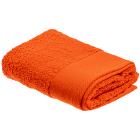 Полотенце Odelle, малое, оранжевое купить с нанесением логотипа оптом на заказ в интернет-магазине Санкт-Петербург