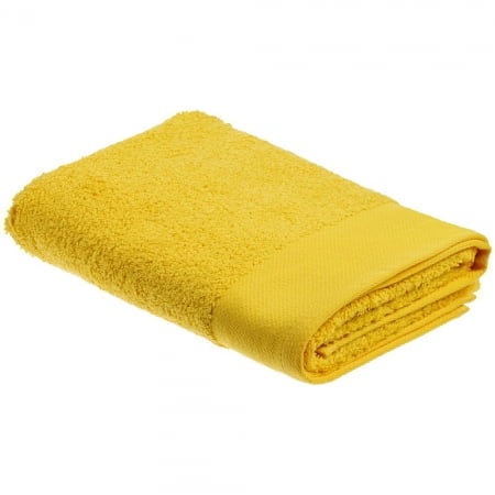 Полотенце Odelle, среднее, желтое купить с нанесением логотипа оптом на заказ в интернет-магазине Санкт-Петербург