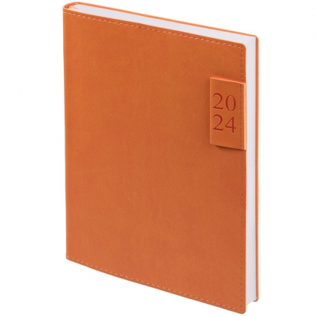 Ежедневник Time, датированный, оранжевый купить с нанесением логотипа оптом на заказ в интернет-магазине Санкт-Петербург