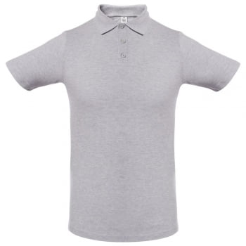 Рубашка поло мужская Virma light, серый меланж купить с нанесением логотипа оптом на заказ в интернет-магазине Санкт-Петербург