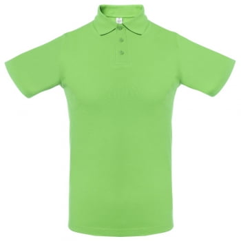 Рубашка поло мужская Virma light, зеленое яблоко купить с нанесением логотипа оптом на заказ в интернет-магазине Санкт-Петербург