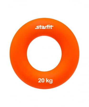 Эспандер кистевой Ring, оранжевый купить с нанесением логотипа оптом на заказ в интернет-магазине Санкт-Петербург
