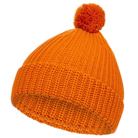 Шапка Nordvik, оранжевая купить с нанесением логотипа оптом на заказ в интернет-магазине Санкт-Петербург