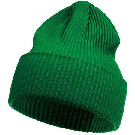 Шапка Franky, зеленая купить с нанесением логотипа оптом на заказ в интернет-магазине Санкт-Петербург