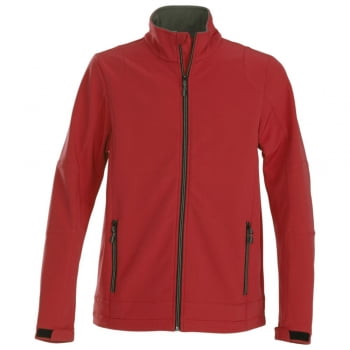 Куртка софтшелл мужская TRIAL, красная купить с нанесением логотипа оптом на заказ в интернет-магазине Санкт-Петербург