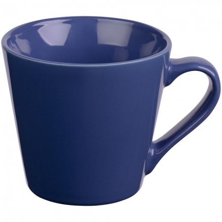 Кружка Modern Bell Classic, глянцевая, синяя купить с нанесением логотипа оптом на заказ в интернет-магазине Санкт-Петербург