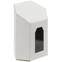 Коробка Six, малая, белая купить с нанесением логотипа оптом на заказ в интернет-магазине Санкт-Петербург