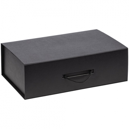 Коробка Big Case,черная купить с нанесением логотипа оптом на заказ в интернет-магазине Санкт-Петербург