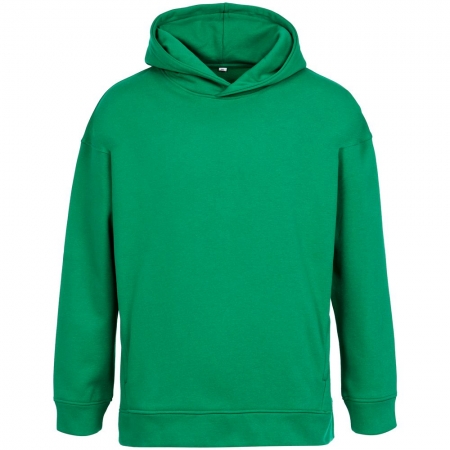 Худи оверсайз унисекс Tolla, зеленое купить с нанесением логотипа оптом на заказ в интернет-магазине Санкт-Петербург