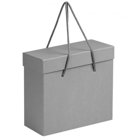 Коробка Handgrip, малая, серая купить с нанесением логотипа оптом на заказ в интернет-магазине Санкт-Петербург