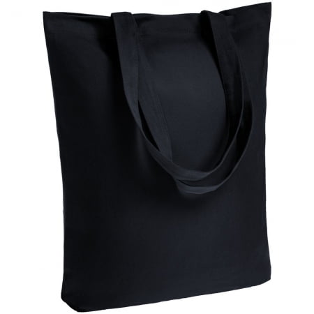 Холщовая сумка Countryside 260, черная купить с нанесением логотипа оптом на заказ в интернет-магазине Санкт-Петербург