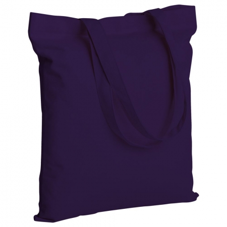Холщовая сумка Countryside, фиолетовая купить с нанесением логотипа оптом на заказ в интернет-магазине Санкт-Петербург