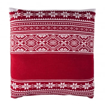 Подушка «Скандик», красная купить с нанесением логотипа оптом на заказ в интернет-магазине Санкт-Петербург