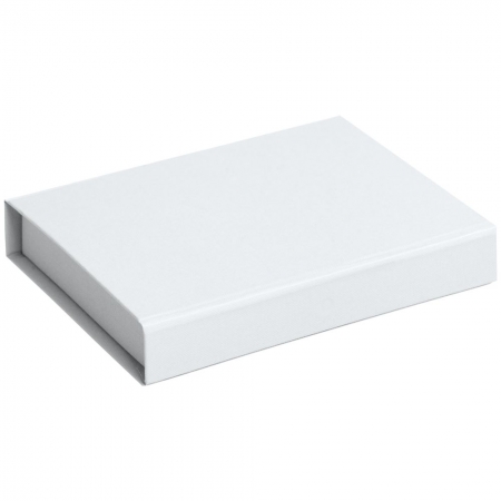 Коробка First Kit под аккумулятор, флешку и ручку, белая купить с нанесением логотипа оптом на заказ в интернет-магазине Санкт-Петербург