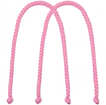 Ручки Corda для пакета L, розовые купить с нанесением логотипа оптом на заказ в интернет-магазине Санкт-Петербург