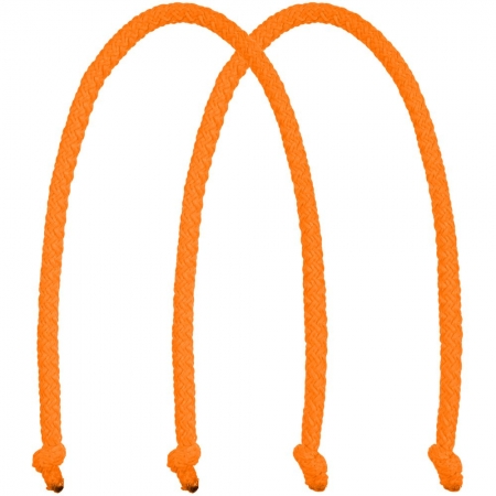 Ручки Corda для пакета L, оранжевый неон купить с нанесением логотипа оптом на заказ в интернет-магазине Санкт-Петербург