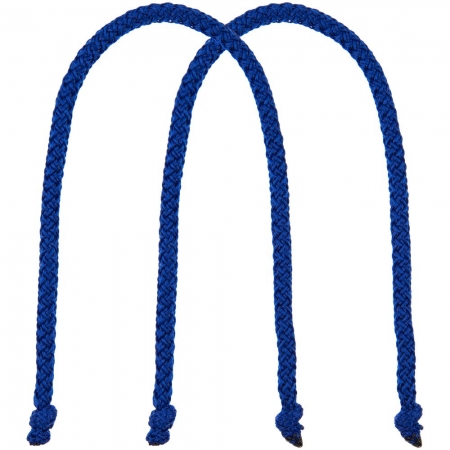 Ручки Corda для пакета L, синие купить с нанесением логотипа оптом на заказ в интернет-магазине Санкт-Петербург