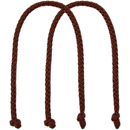 Ручки Corda для пакета L, коричневые купить с нанесением логотипа оптом на заказ в интернет-магазине Санкт-Петербург