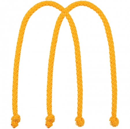 Ручки Corda для пакета L, желтые купить с нанесением логотипа оптом на заказ в интернет-магазине Санкт-Петербург