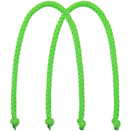 Ручки Corda для пакета L , ярко-зеленые (салатовые) купить с нанесением логотипа оптом на заказ в интернет-магазине Санкт-Петербург