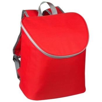Изотермический рюкзак Frosty, красный купить с нанесением логотипа оптом на заказ в интернет-магазине Санкт-Петербург