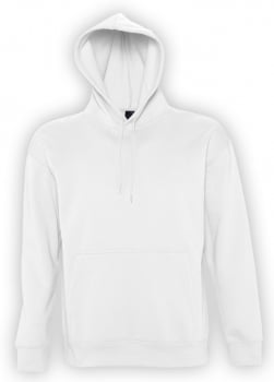 Толстовка с капюшоном SLAM 320, белая купить с нанесением логотипа оптом на заказ в интернет-магазине Санкт-Петербург