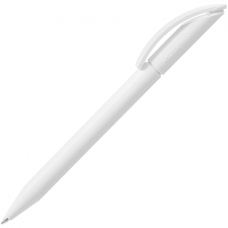 Ручка шариковая Prodir DS3 TPP Antibacterial, белая купить с нанесением логотипа оптом на заказ в интернет-магазине Санкт-Петербург
