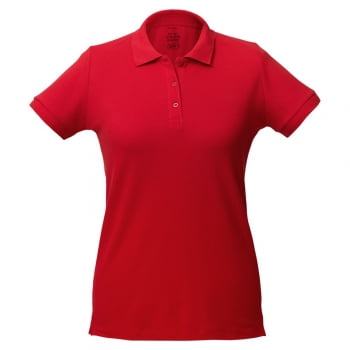 Рубашка поло женская Virma Lady, красная купить с нанесением логотипа оптом на заказ в интернет-магазине Санкт-Петербург