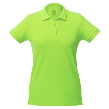 Рубашка поло женская Virma Lady, зеленое яблоко купить с нанесением логотипа оптом на заказ в интернет-магазине Санкт-Петербург