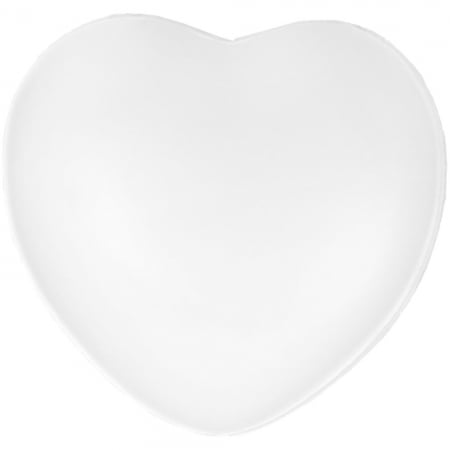 Антистресс «Сердце», белый купить с нанесением логотипа оптом на заказ в интернет-магазине Санкт-Петербург