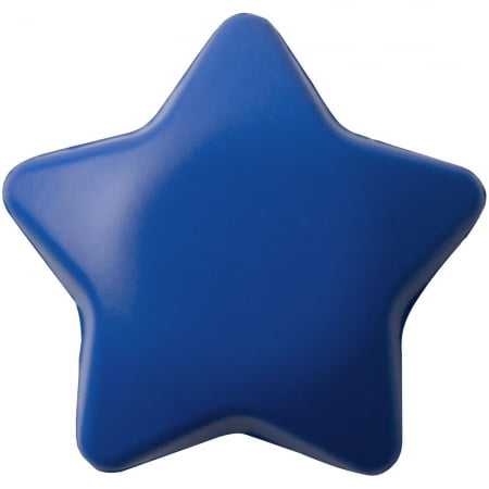 Антистресс «Звезда», синий купить с нанесением логотипа оптом на заказ в интернет-магазине Санкт-Петербург