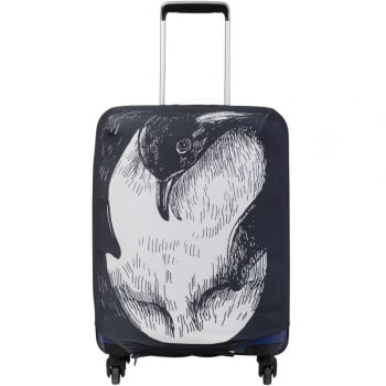 Чехол для чемодана «Пингвин» купить с нанесением логотипа оптом на заказ в интернет-магазине Санкт-Петербург