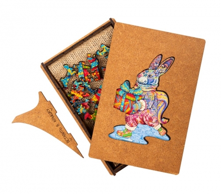 Пазл «Волшебный кролик» купить с нанесением логотипа оптом на заказ в интернет-магазине Санкт-Петербург