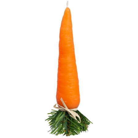 Свеча «Морковка» купить с нанесением логотипа оптом на заказ в интернет-магазине Санкт-Петербург