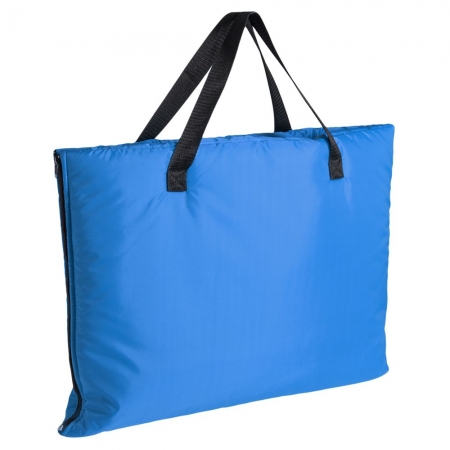 Пляжная сумка-трансформер Camper Bag, синяя купить с нанесением логотипа оптом на заказ в интернет-магазине Санкт-Петербург